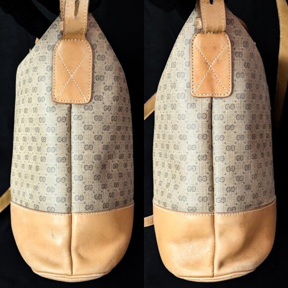 GUCCI MicroGG Vintage Bag + Pouch + Wallet + Etui + Coin Purse + Keyholder SET - Picture 5 of 16